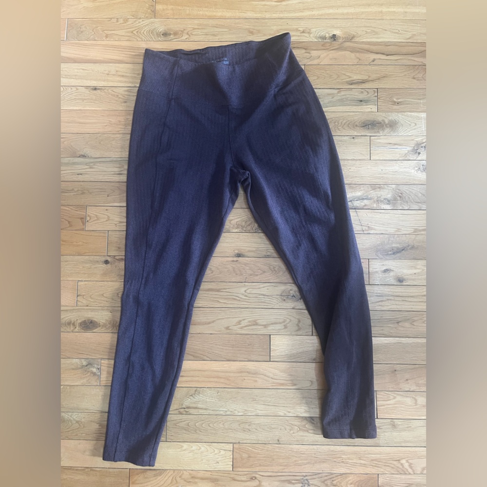 Athleta Delancy Herringbone Patterned Pants In De… - image 1